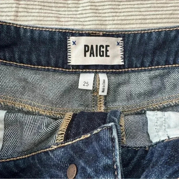 PAIGE denim shorts size 25 Keira - Picture 3 of 6